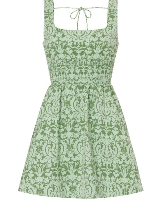 Hill House Dresses & Skirts - Hill House Cher Dress Jacquard Green XS | Nap Dress Style | Retail $150